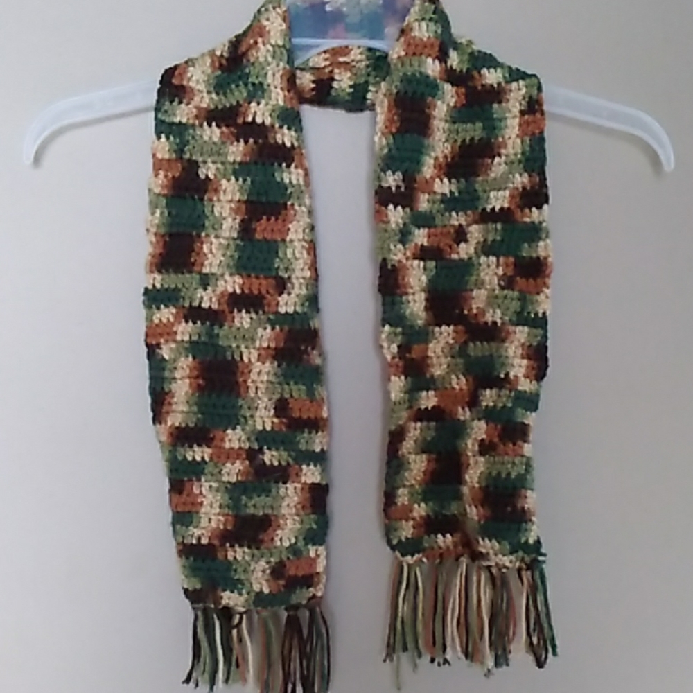 Knitted Autumnal Scarf